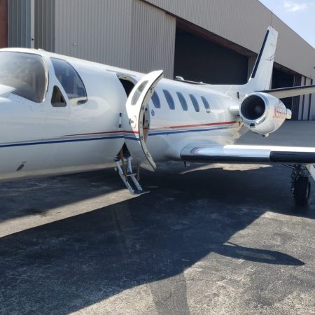 Ferry-Flights-1982 Cessna Citation-Boarding