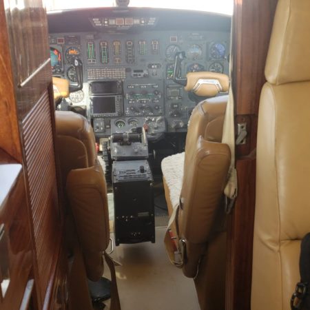 Ferry-Flights-1982 Cessna Citation-Pilot-cockpit